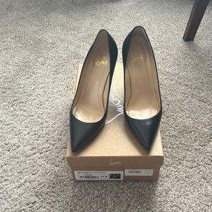 Christian Louboutin Black Decolette 85 Heels size 37.5